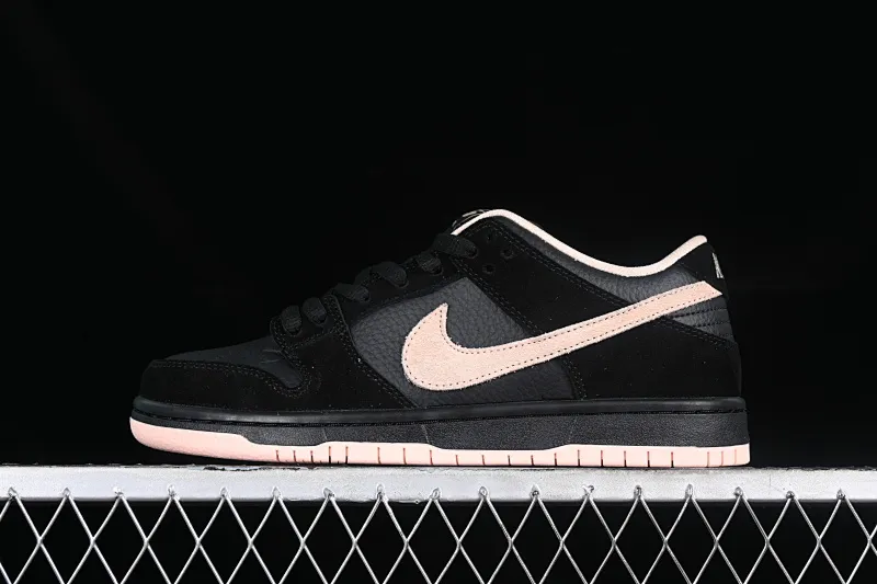 All categories Nk SB Dunk series Nk SB Dunk Low low-top sneakers K version Nk SB Dunk Low black and pink color SB dunk series low-top casual sports skateboard shoes BQ6817-003